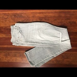 7 for All Mankind Ripped Knee Jeans